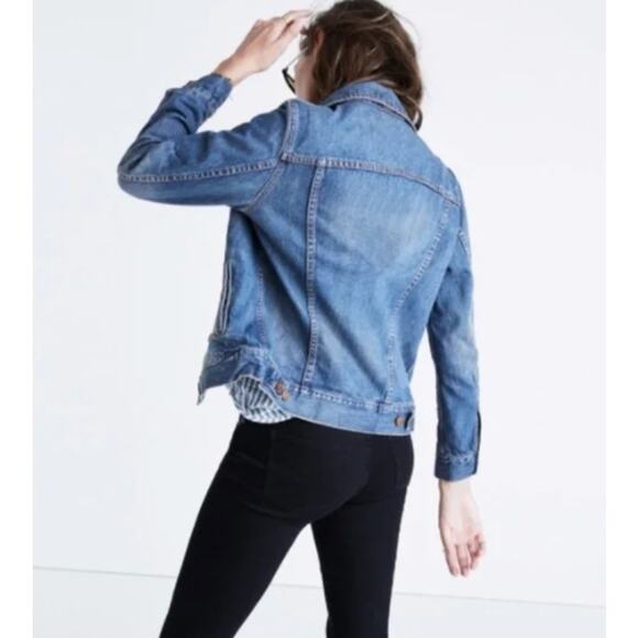 Meghan Markle Favorite Madewell XXS The Jean Jacket in Pinter Wash - Picture 6 of 11